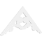 Ekena Millwork Pitch Robin Architectural Grade PVC Gable Pediment, 60"W x 27 1/2"H x 1"P (11/12) GPP060X028X100ROB - alternate 1